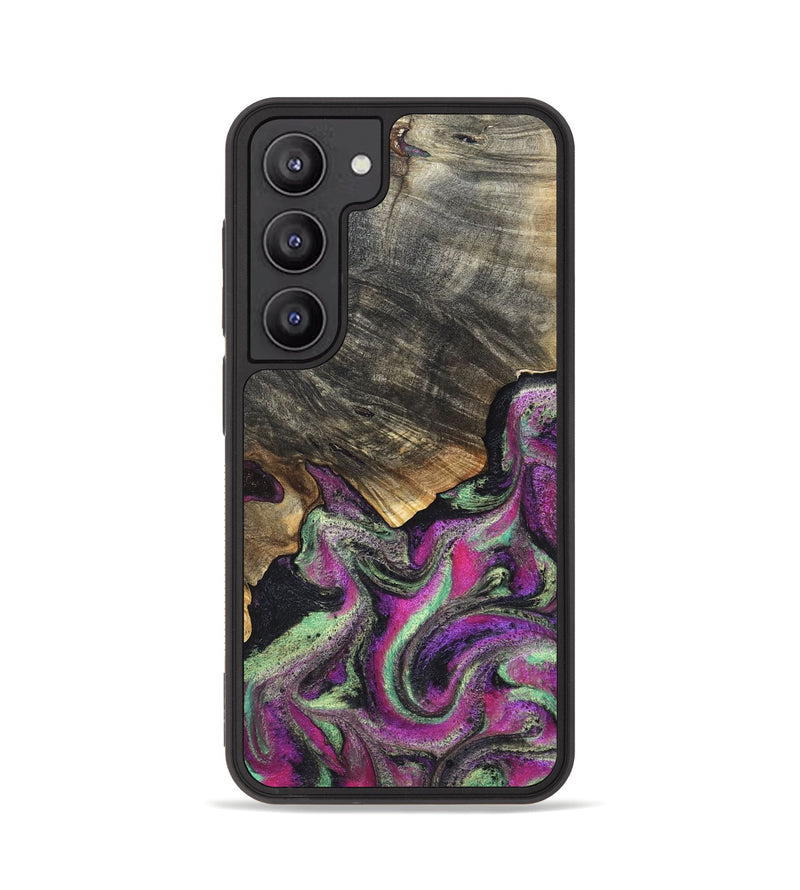Galaxy S23 Wood Phone Case - Kisha (Green, 819572)