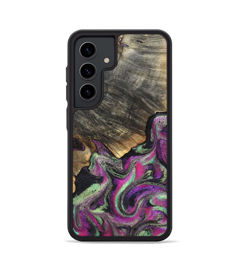 Galaxy S24 Wood Phone Case - Kisha (Green, 819572)