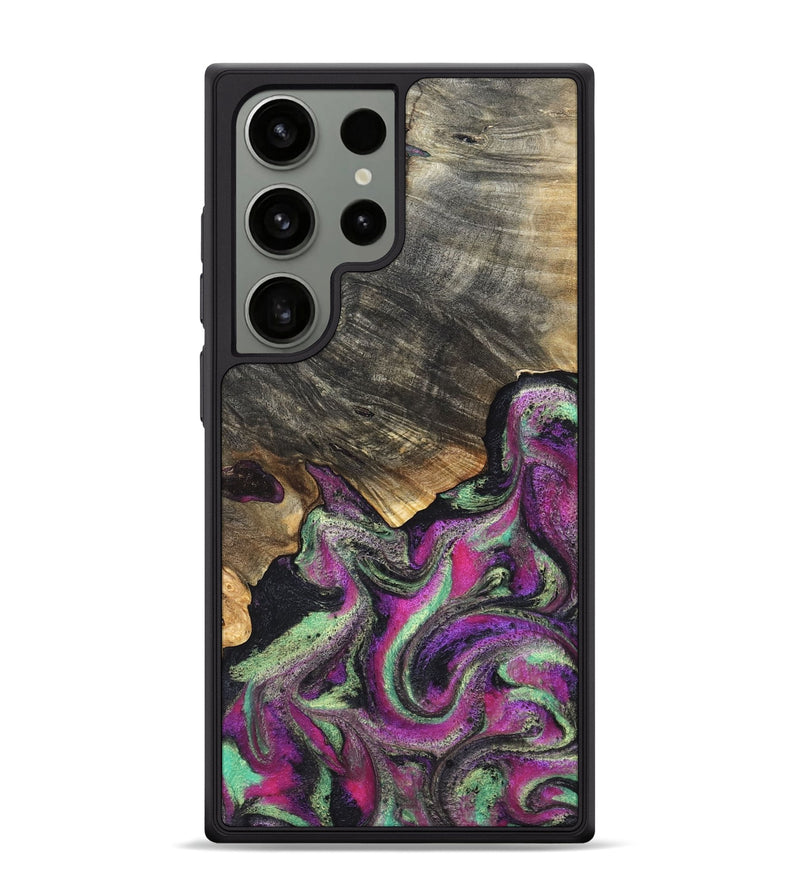 Galaxy S24 Ultra Wood Phone Case - Kisha (Green, 819572)