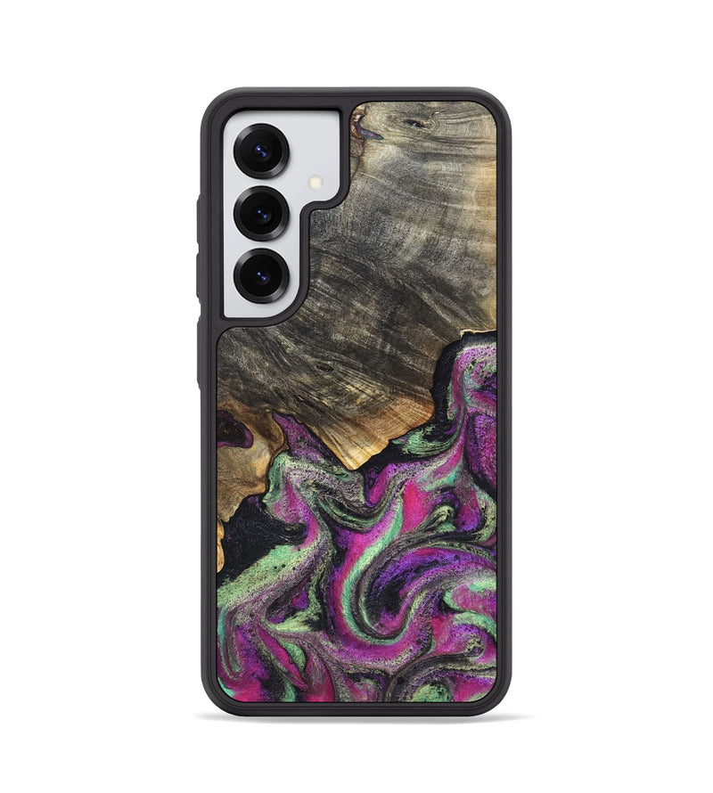 Galaxy S25 Wood Phone Case - Kisha (Green, 819572)