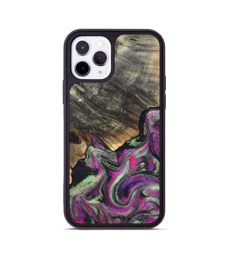 iPhone 11 Pro Wood Phone Case - Kisha (Green, 819572)