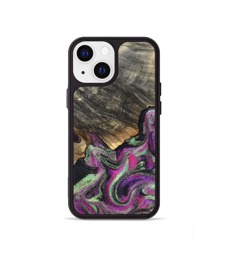 iPhone 13 mini Wood Phone Case - Kisha (Green, 819572)