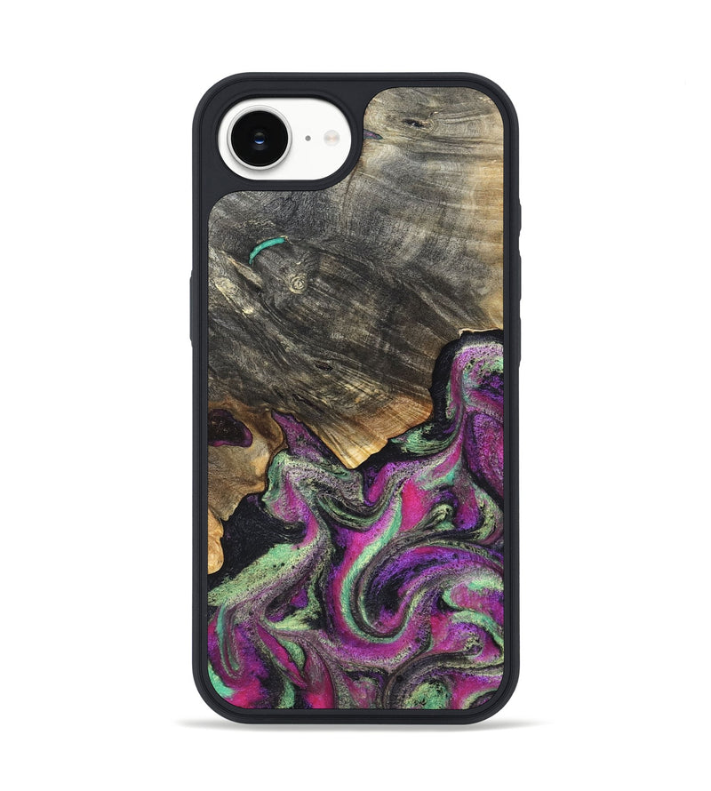 iPhone 16e Wood Phone Case - Kisha (Green, 819572)
