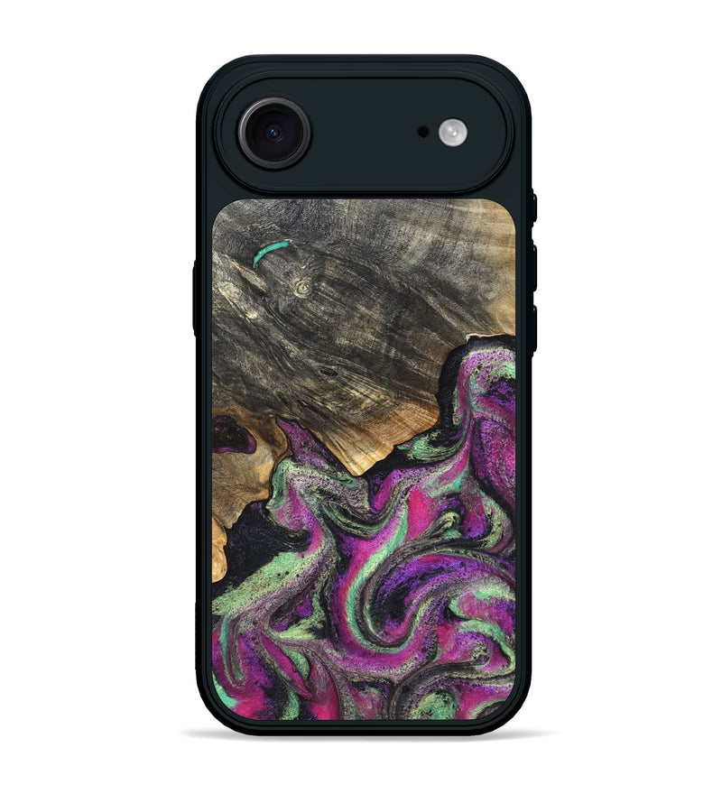 iPhone 17 Air Wood Phone Case - Kisha (Green, 819572)