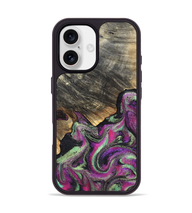 iPhone 17 Wood Phone Case - Kisha (Green, 819572)