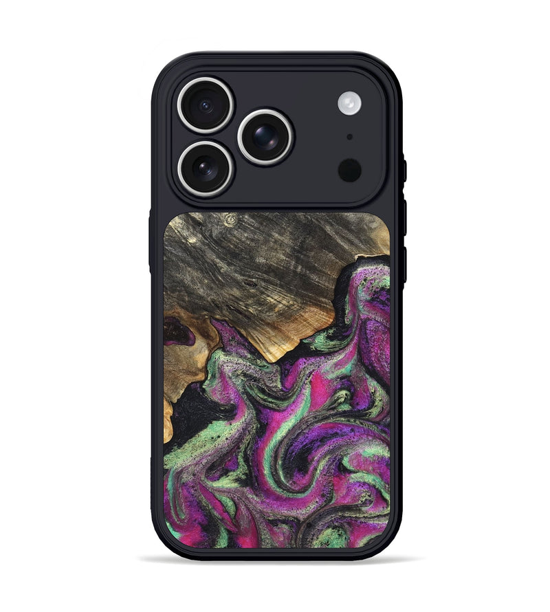 iPhone 17 Pro Wood Phone Case - Kisha (Green, 819572)