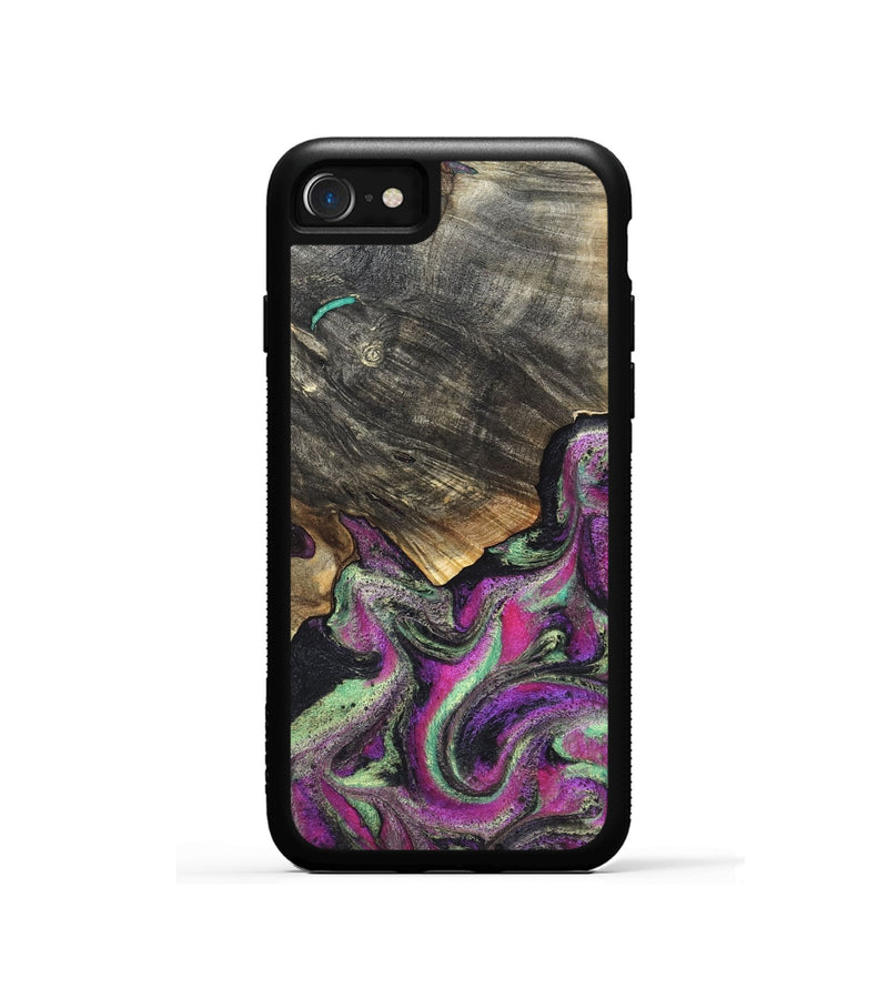 iPhone SE Wood Phone Case - Kisha (Green, 819572)