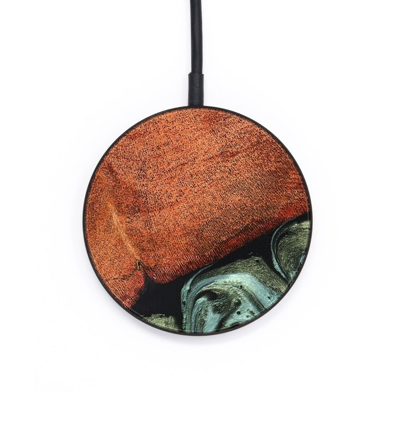 Circle Wood Wireless Charger - Jewel (Green, 819573)