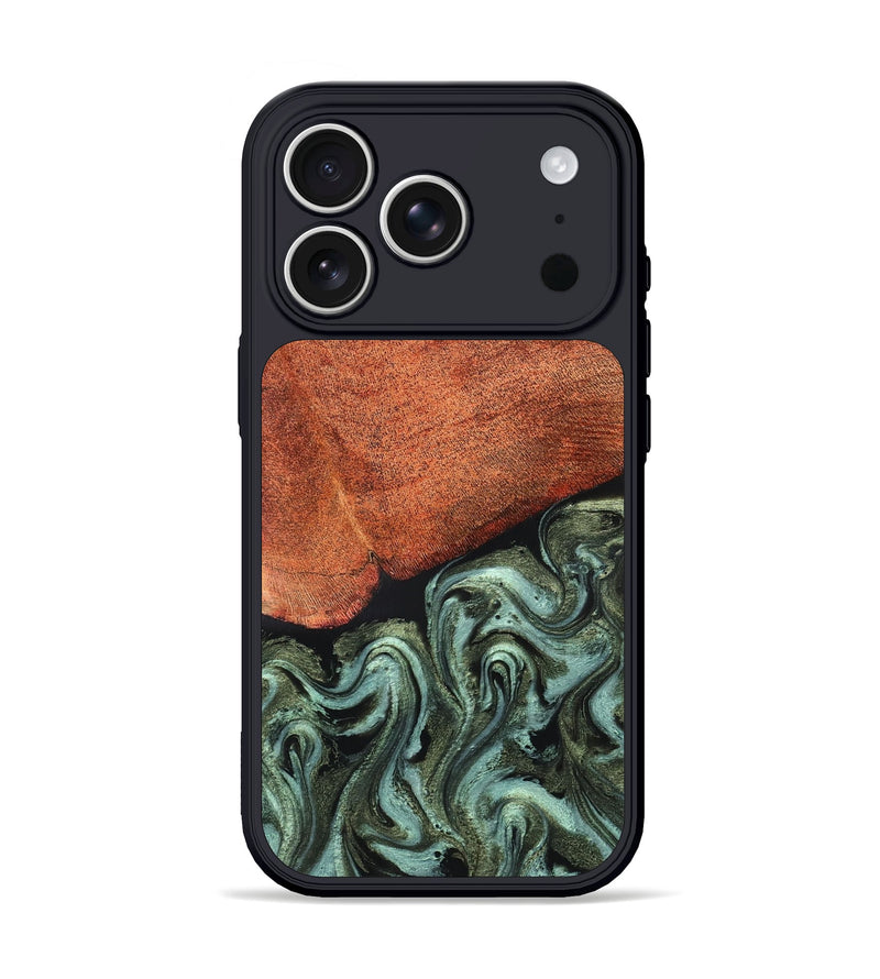 iPhone 17 Pro Wood Phone Case - Jewel (Green, 819573)