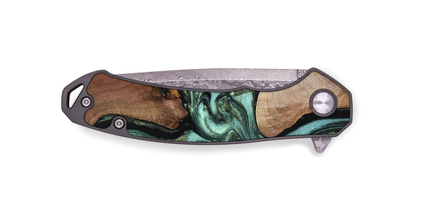 EDC Wood Pocket Knife - Hanna (Green, 819575)