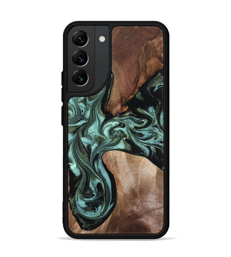 Galaxy S22 Plus Wood Phone Case - Hanna (Green, 819575)