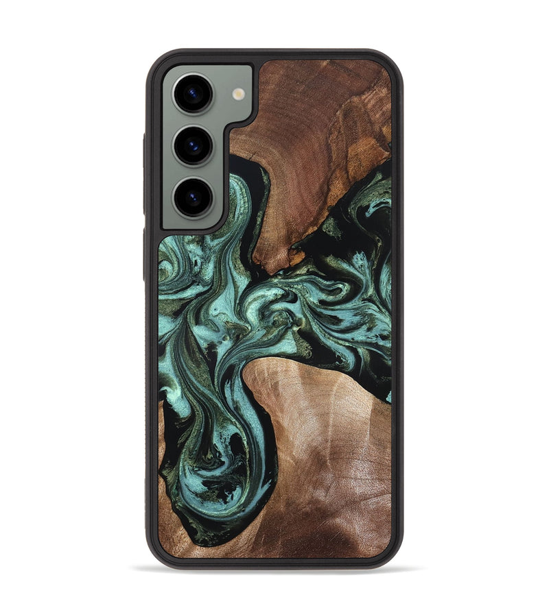 Galaxy S23 Plus Wood Phone Case - Hanna (Green, 819575)