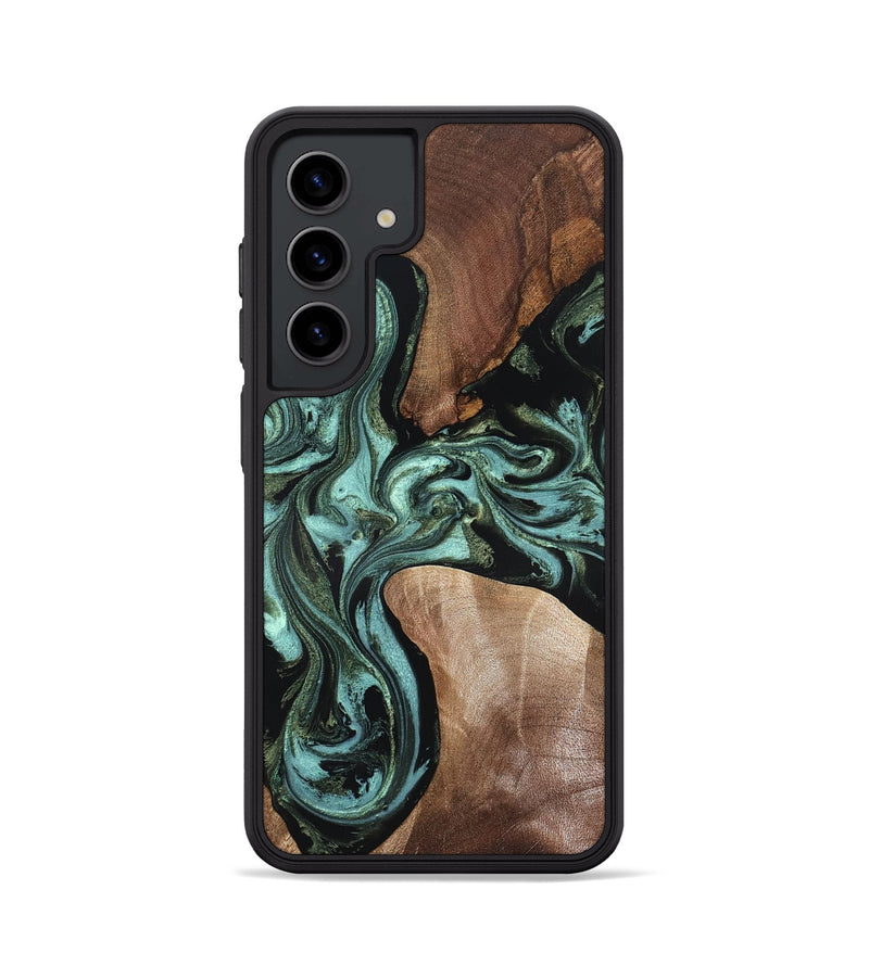 Galaxy S24 Wood Phone Case - Hanna (Green, 819575)