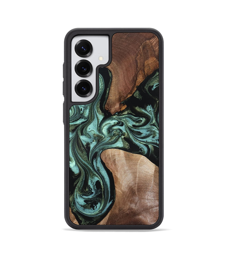 Galaxy S25 Wood Phone Case - Hanna (Green, 819575)