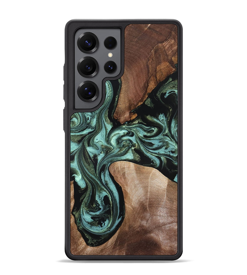 Galaxy S25 Ultra Wood Phone Case - Hanna (Green, 819575)