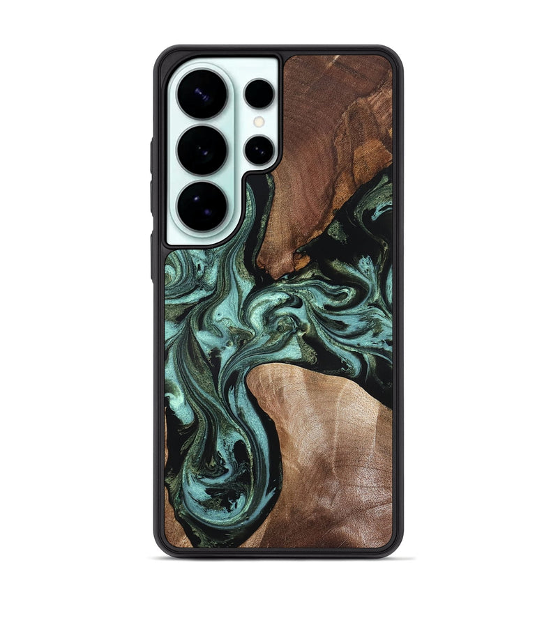 Galaxy S26 Ultra Wood Phone Case - Hanna (Green, 819575)