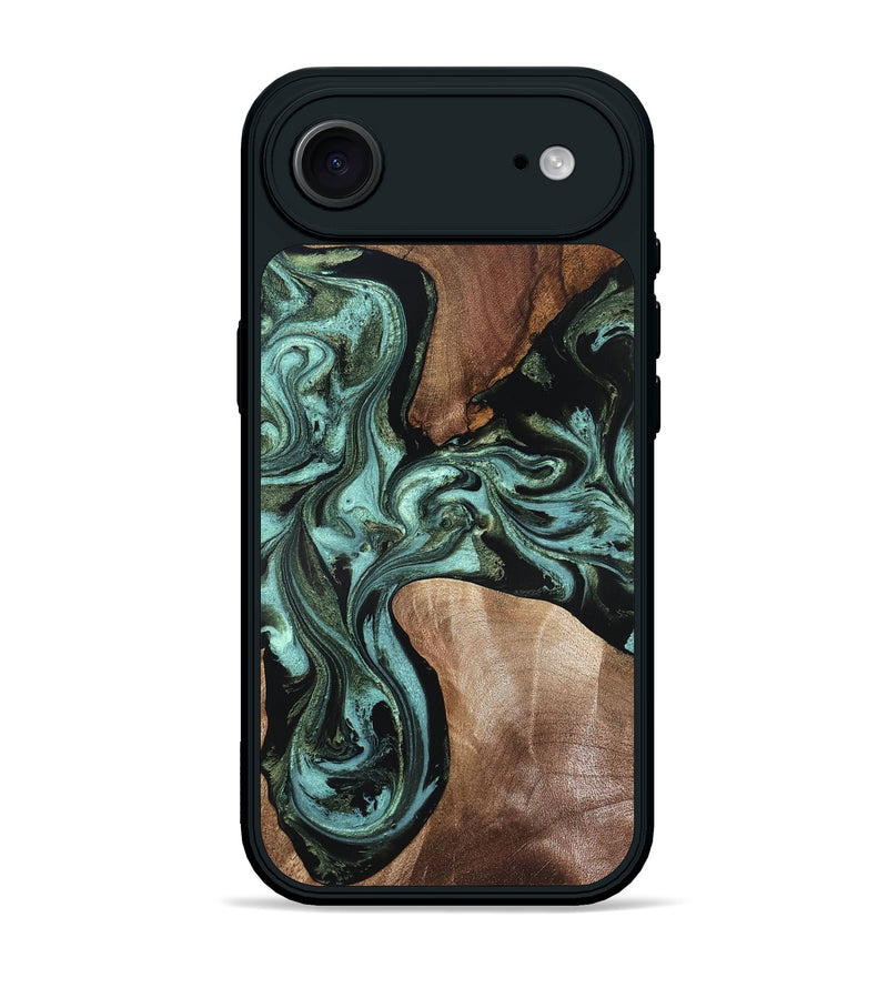 iPhone 17 Air Wood Phone Case - Hanna (Green, 819575)