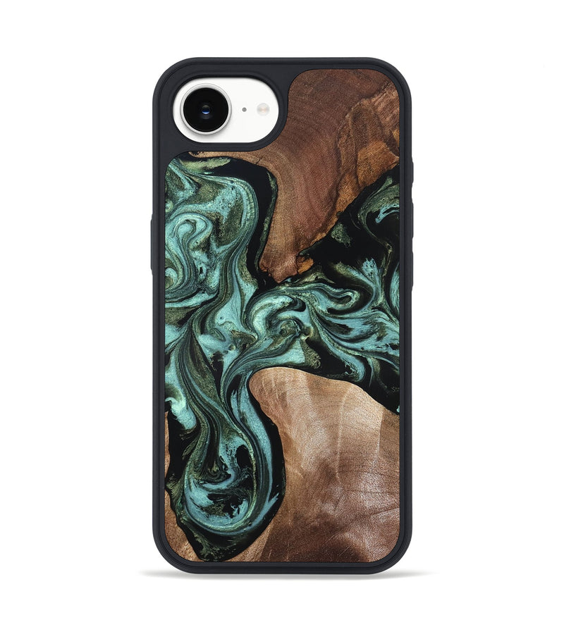 iPhone 17e Wood Phone Case - Hanna (Green, 819575)