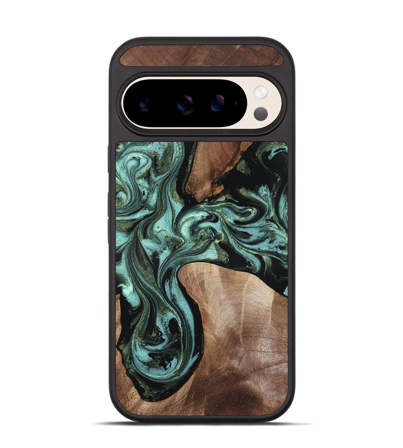 Pixel 10 Pro Wood Phone Case - Hanna (Green, 819575)