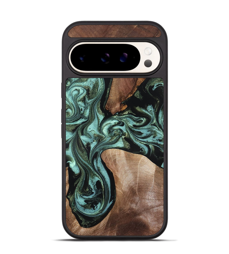 Pixel 9 Wood Phone Case - Hanna (Green, 819575)