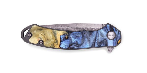 EDC Wood Pocket Knife - Delores (Blue, 819587)