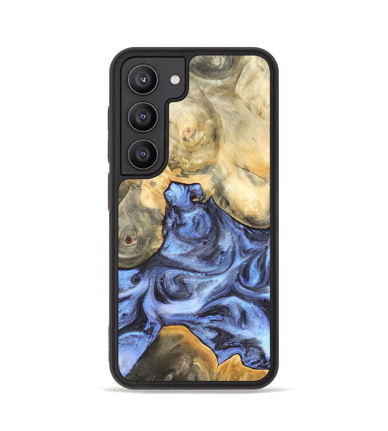 Galaxy S23 Wood Phone Case - Delores (Blue, 819587)