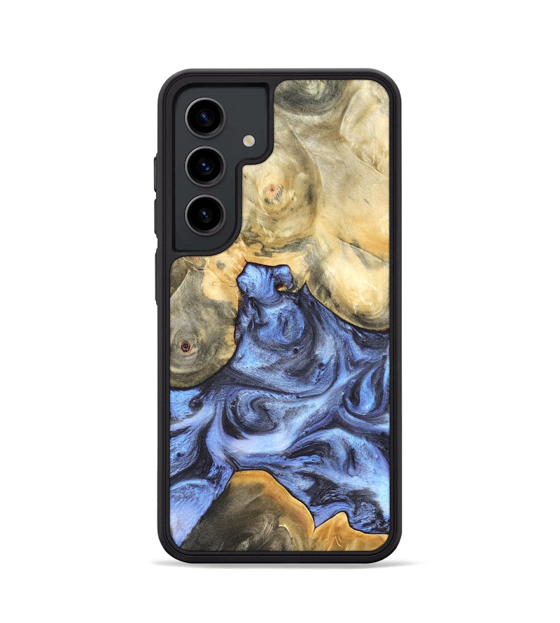 Galaxy S24 Wood Phone Case - Delores (Blue, 819587)