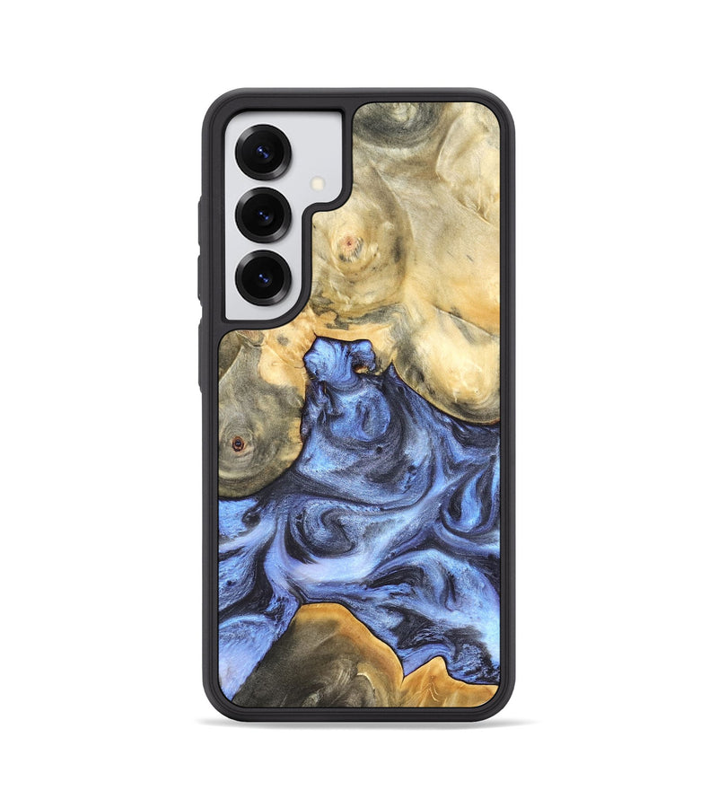 Galaxy S25 Wood Phone Case - Delores (Blue, 819587)