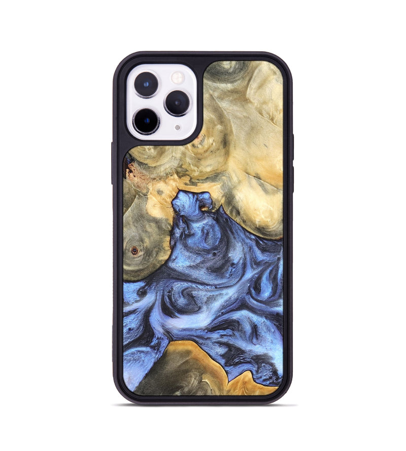 iPhone 11 Pro Wood Phone Case - Delores (Blue, 819587)