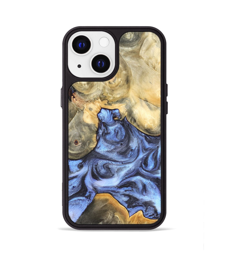 iPhone 13 Wood Phone Case - Delores (Blue, 819587)