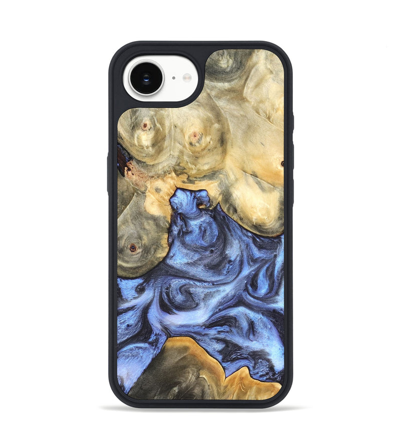 iPhone 16e Wood Phone Case - Delores (Blue, 819587)