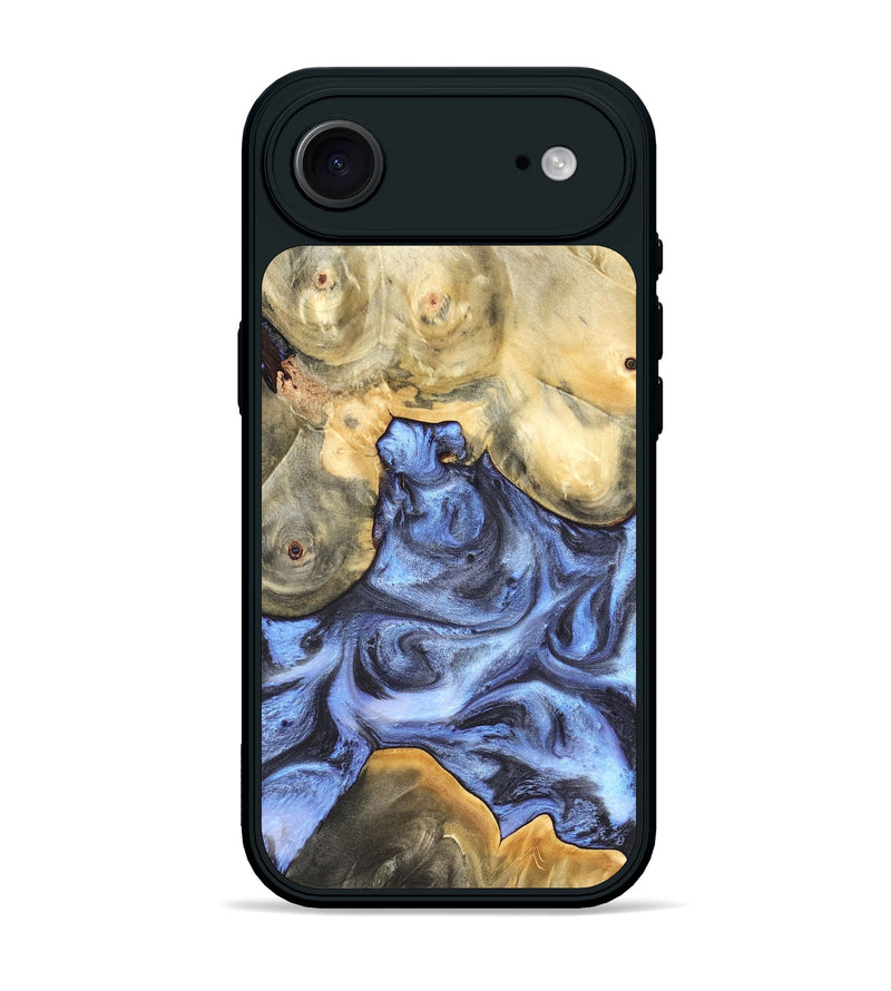 iPhone 17 Air Wood Phone Case - Delores (Blue, 819587)