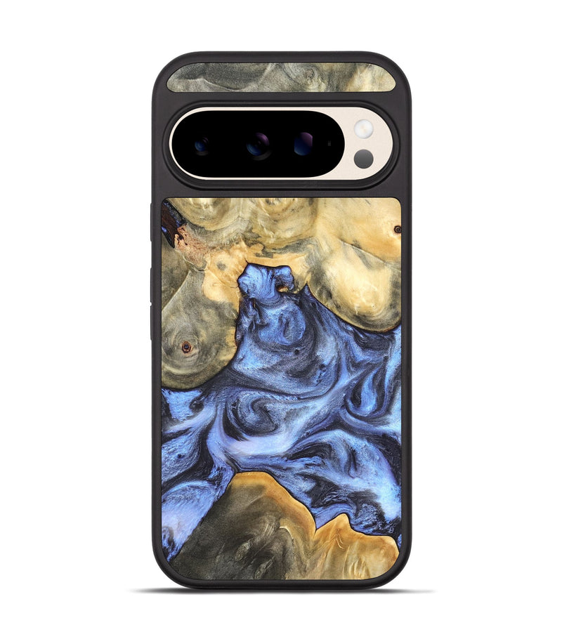 Pixel 10 Pro Wood Phone Case - Delores (Blue, 819587)