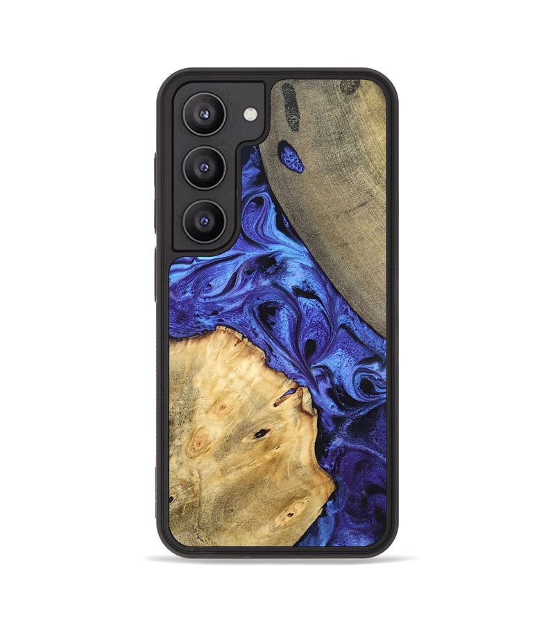 Galaxy S23 Wood Phone Case - Olive (Blue, 819588)