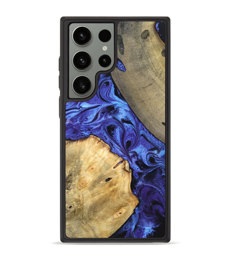 Galaxy S23 Ultra Wood Phone Case - Olive (Blue, 819588)