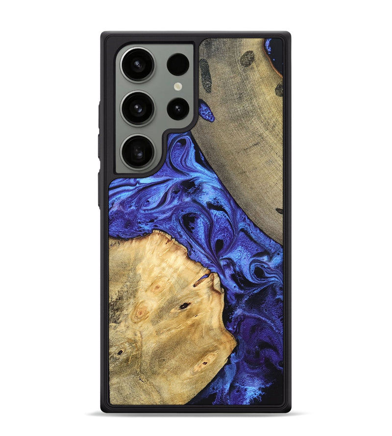 Galaxy S24 Ultra Wood Phone Case - Olive (Blue, 819588)