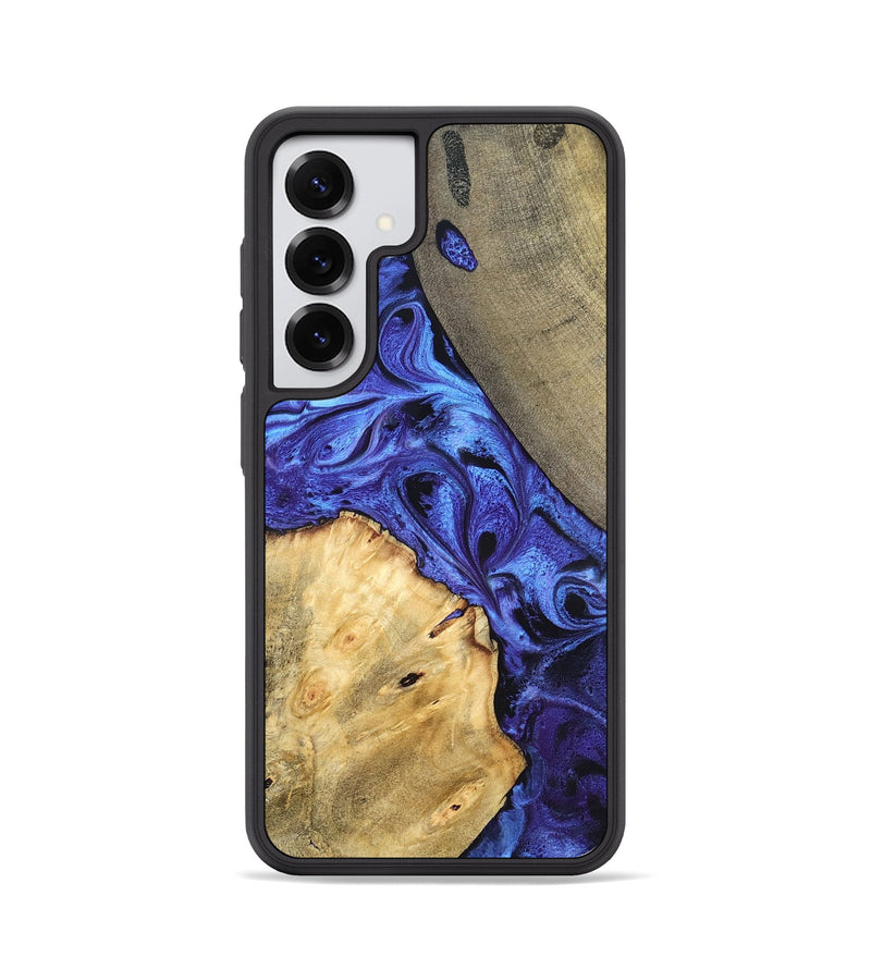 Galaxy S25 Wood Phone Case - Olive (Blue, 819588)