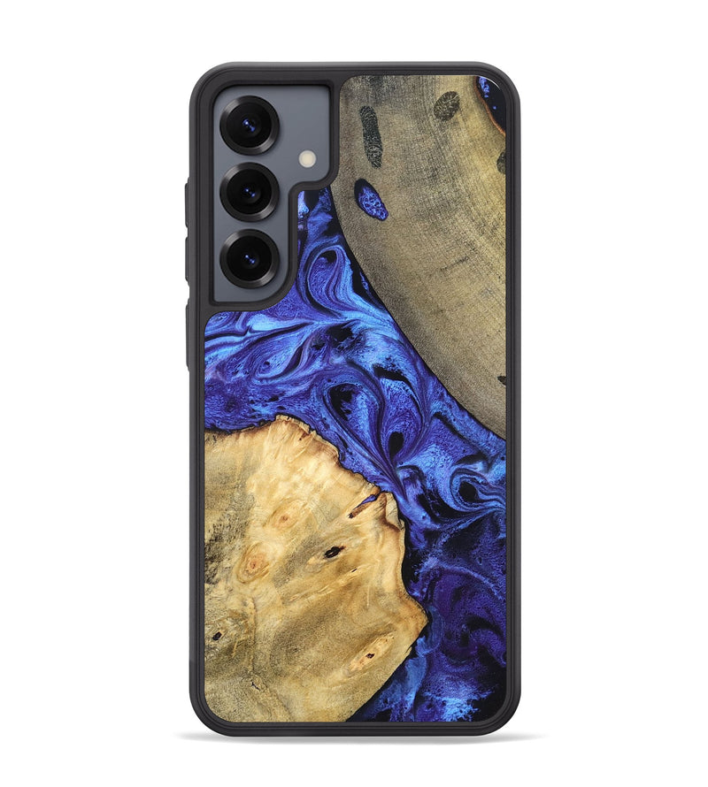 Galaxy S25 Plus Wood Phone Case - Olive (Blue, 819588)