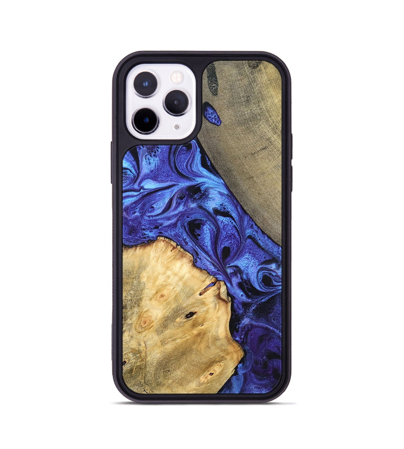 iPhone 11 Pro Wood Phone Case - Olive (Blue, 819588)