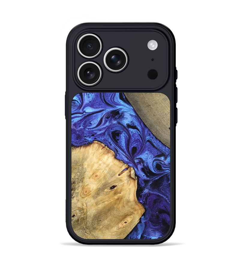 iPhone 17 Pro Wood Phone Case - Olive (Blue, 819588)