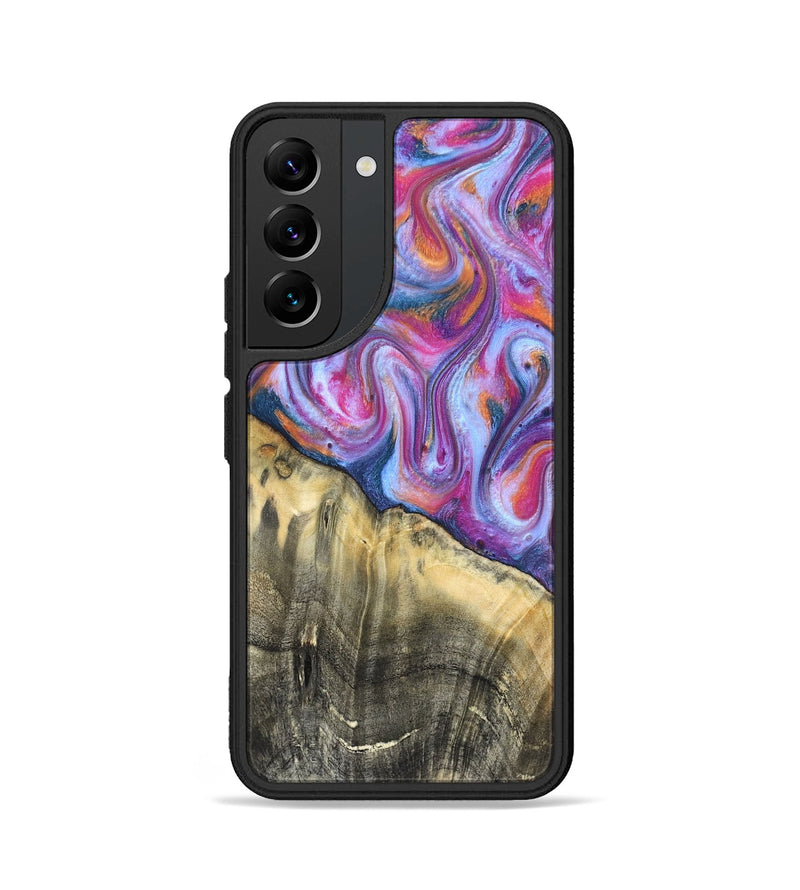 Galaxy S22 Wood Phone Case - Timothy (Blue, 819589)