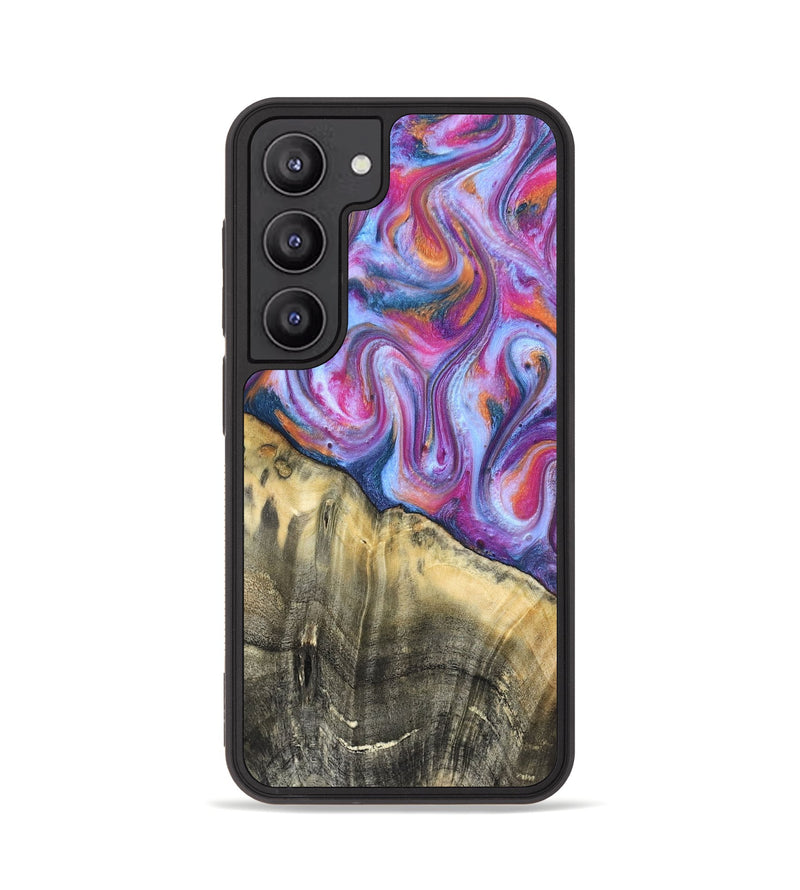 Galaxy S23 Wood Phone Case - Timothy (Blue, 819589)