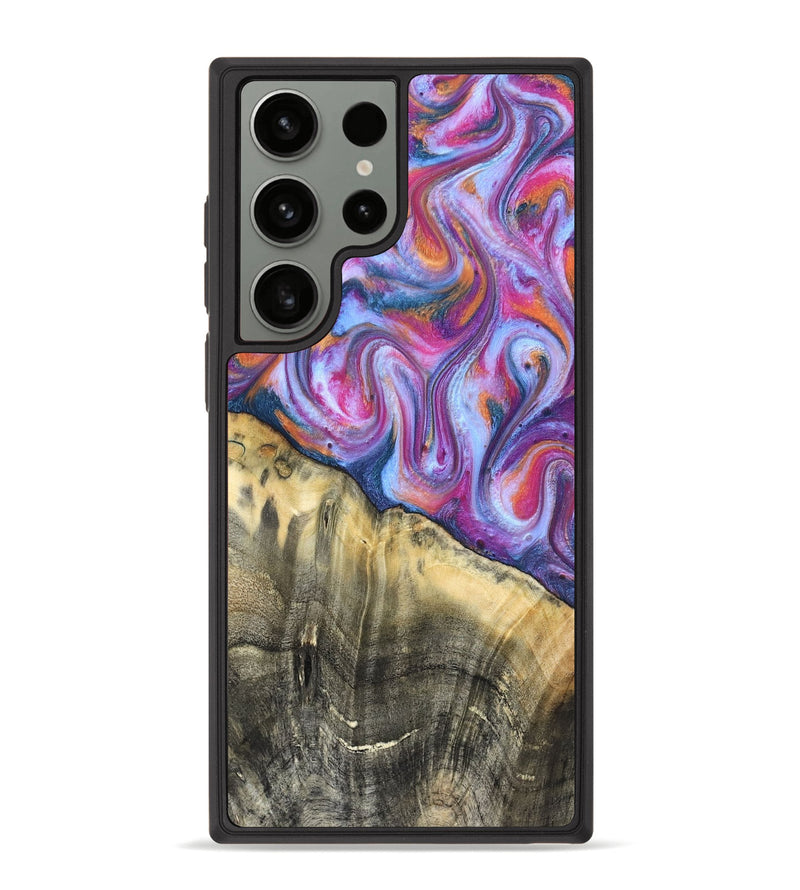 Galaxy S23 Ultra Wood Phone Case - Timothy (Blue, 819589)