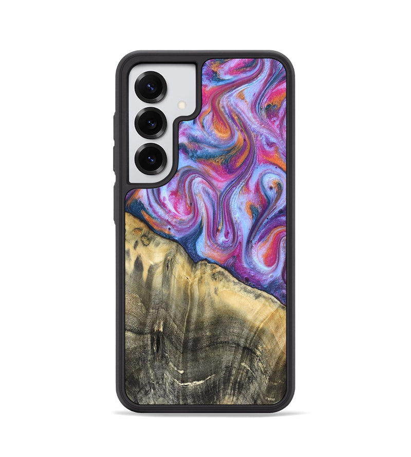 Galaxy S25 Wood Phone Case - Timothy (Blue, 819589)