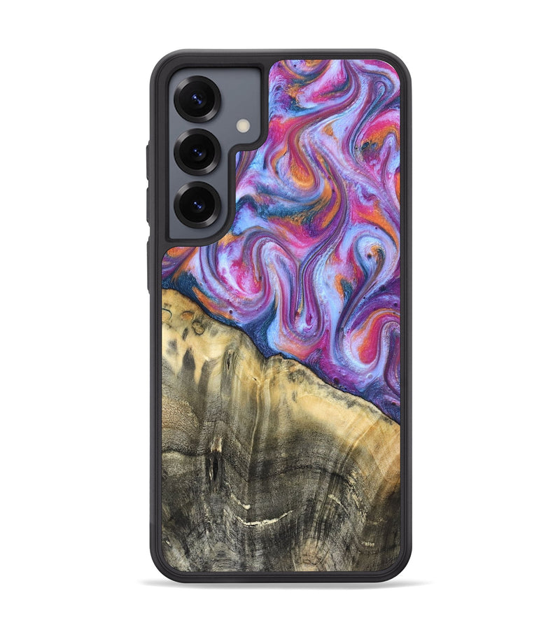 Galaxy S25 Plus Wood Phone Case - Timothy (Blue, 819589)