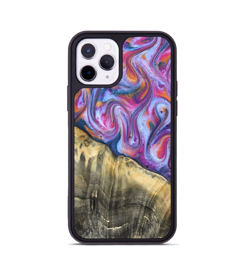 iPhone 11 Pro Wood Phone Case - Timothy (Blue, 819589)