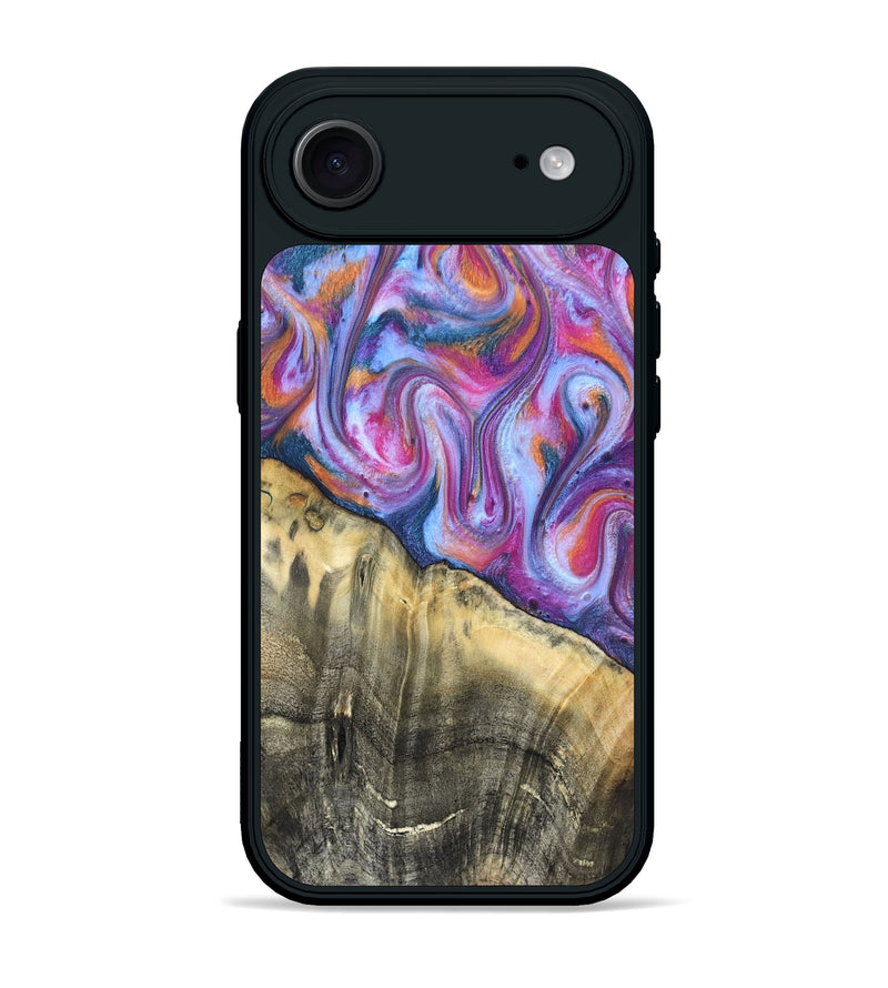 iPhone 17 Air Wood Phone Case - Timothy (Blue, 819589)