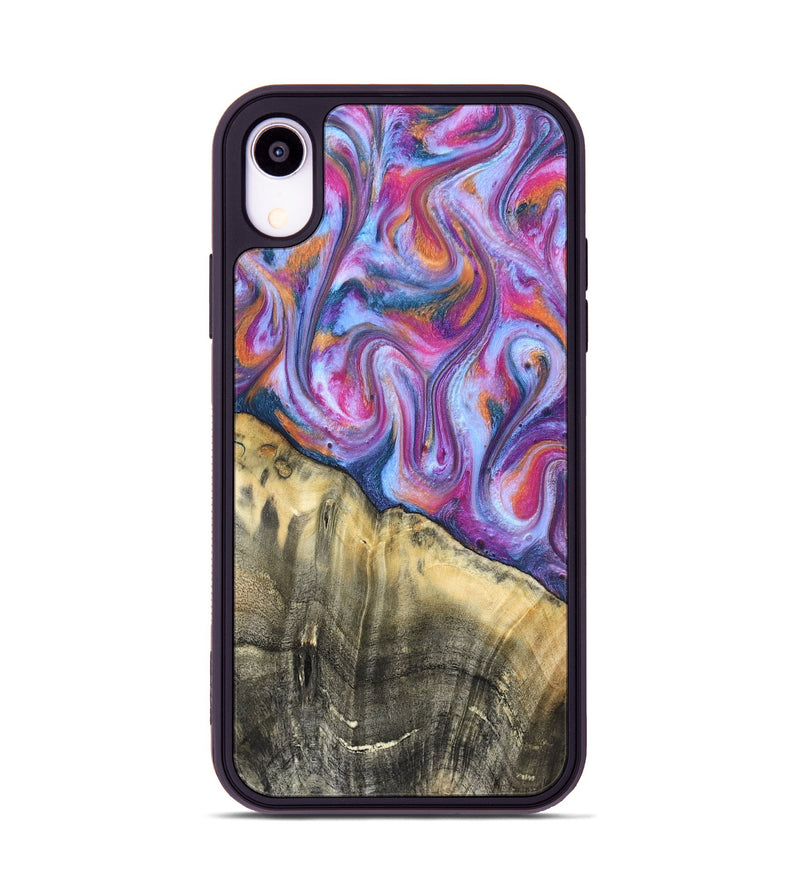 iPhone Xr Wood Phone Case - Timothy (Blue, 819589)