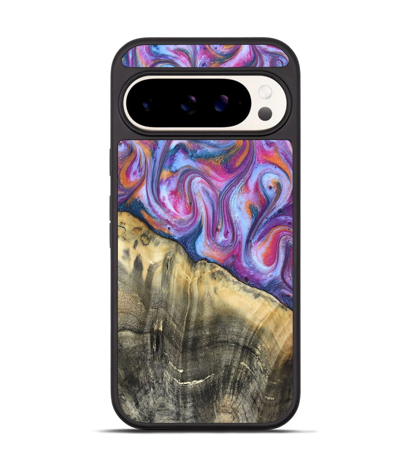 Pixel 9 Pro Wood Phone Case - Timothy (Blue, 819589)