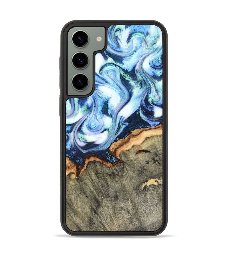 Galaxy S23 Plus Wood Phone Case - Arely (Blue, 819590)